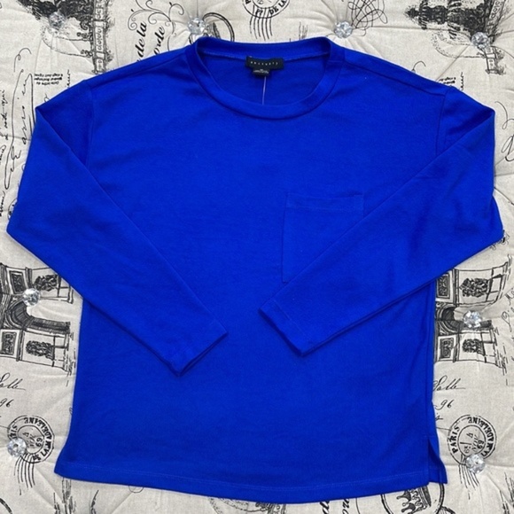 Sanctuary Crew Neck Pocket Pullover Sweatshirt - Picture 3 of 6